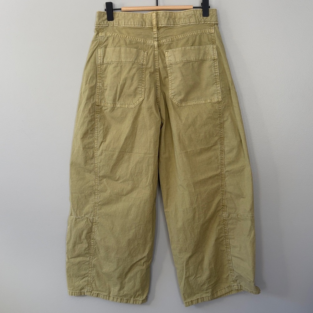 Pilcro‎ Kenna Mid Rise Heritage Barrel Pants Size 25P Anthropologie Wide Leg Tan - Picture 7 of 13